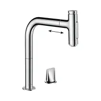 Смеситель для кухонной мойки Hansgrohe Metris Select 73819000