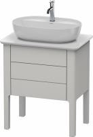 Тумба под раковину Duravit Luv 63 см, цвет: нордический белый матовый лак LU956503939