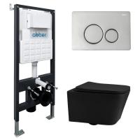 Унитаз с инсталляцией Abber Rechteck AC1201MB-AC0105-AC0121