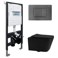 Унитаз с инсталляцией Abber Rechteck AC1201MB-AC0105-AC0120NG