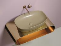 Раковина накладная Ceramicanova Element 60 см, цвет: капучино CN6049MC