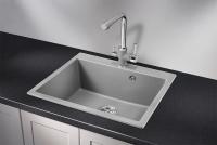 Кухонная мойка Granula 60 см 6001, АЛЮМИНИУМ