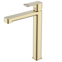 Смеситель для раковины AQUAme Parma AQM6614BG, цвет: золото