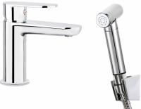 Смеситель для раковины с гигиеническим душем Deante Alpinia BGA_027M