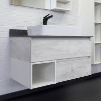 Тумба с раковиной Comforty Прага 90 см 00-00014425