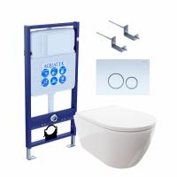Унитаз с инсталляцией Акватек Поларис SET AQUATEK ПОЛАРИС-015 4в1