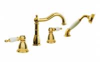 Смеситель на борт ванны Boheme Oro 395