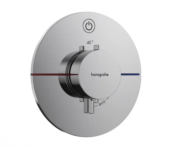 Фото термостатический смеситель для душа hansgrohe shower select comfort s 15553000