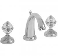 Смеситель для раковины на 3 отверстия Migliore Cristalia, цвет: хром (ручки Swarovski) ML.CRS-3712.CR