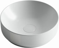 Раковина накладная Ceramicanova Element 35.5 см, цвет: белый CN6006