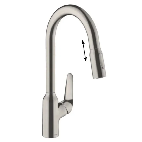 Фото смеситель для кухонной мойки hansgrohe focus 71820800