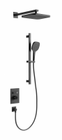 Душевой комплект Arrow цвет: черный AG3733SHMB-1