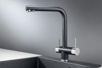 Смеситель для кухни Granula 2305, ШВАРЦ