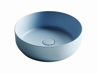 Раковина накладная Ceramicanova Element 39 см, цвет: голубой CN6022ML