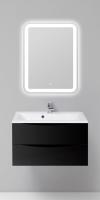 Тумба под раковину BelBagno Marino 80 см MARINO-800-2C-SO-NL-P цвет: nero lucido