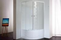Душевое ограждение Royal Bath BK RB100BK-C 100x100 см