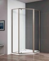 Душевое ограждение Cezares Eco ECO-O-P-1-90-C-Br 90 см