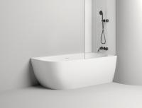 Ванна из искусственного камня Salini Sofia Corner 170x85 см R 102524M матовая