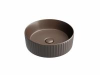 Раковина накладная Ceramicanova Element 36 см, цвет: коричневый CN6057MDB