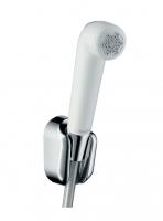 Гигиенический душ hansgrohe 1jet с держателем и шлангом 125 см 32127000, белый/хром