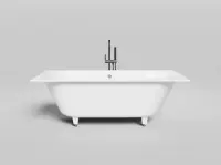 Ванна из искусственного камня Salini Ornella Axis 180x80 см 103411M матовая
