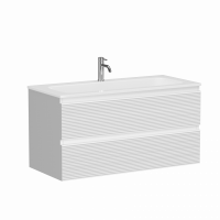 Тумба под раковину Sancos Folk 100 см, цвет: Bianco FL100W