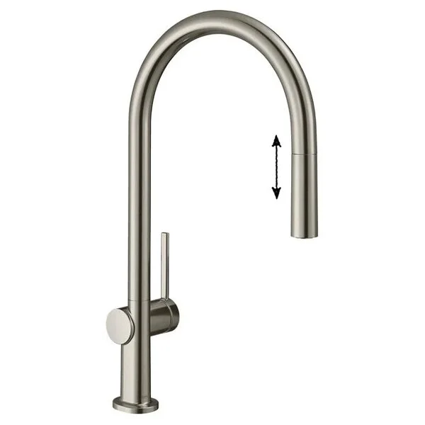 Фото смеситель для кухонной мойки hansgrohe talis 72803800
