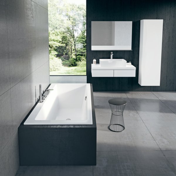 Фото акриловая ванна ravak 01 slim 170х75 см c691300000