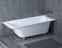Ванна из искусственного камня Salini Orlando 102022M 180x80 см, матовая