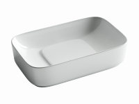 Раковина накладная Ceramicanova Element 60 см, цвет: белый CN5021