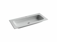 Раковина накладная Ceramicanova Element 101 см, цвет: белый CN7013