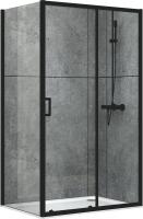 Душевое ограждение Abber Schwarzer Diamant AG30120B-S90B 90x90 см
