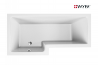 Акриловая ванна Vayer Options 165x85 см L
