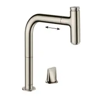 Смеситель для кухонной мойки Hansgrohe Metris Select 73804800