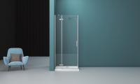 Душевое ограждение BelBagno KRAFT-AH-12-80/100-C-Cr-L 80x100 см