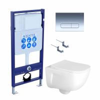 Унитаз с инсталляцией Акватек Дива SET AQUATEK ДИВА-017 4в1