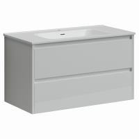 Тумба под раковину Sancos Libra 90 см, цвет: белый LB90W