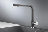 Смеситель для кухни Granula 2301, ГРАФИТ