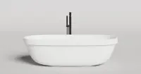 Ванна из искусственного камня Salini Greca In 180x80 см 104821M матовая