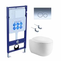 Унитаз с инсталляцией Акватек Альтаир SET AQUATEK АЛЬТАИР cm-018 4в1