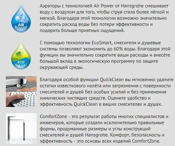 Фото смеситель для раковины hansgrohe talis e 71733000