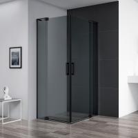 Душевое ограждение Cezares SLIDER-A-2-70/80-GRIGIO-NERO 70x70 см