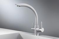 Смеситель для кухни Granula 2304, АЛЮМИНИУМ