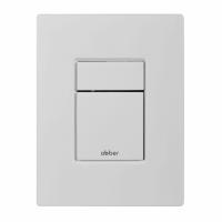 Клавиша смыва Abber AC0123MW белая матовая