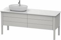 Тумба под раковину Duravit Luv 173 см, цвет: нордический белый матовый лак LU9568L3939