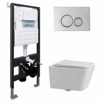 Унитаз с инсталляцией Abber Rechteck AC1201-AC0105-AC0121