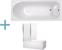 Акриловая ванна Aquanet West 170x70 см 00239757 + 00196049