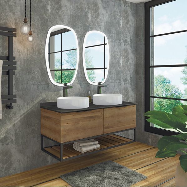 Фото тумба с раковиной comforty порто 120 см 00-00001287