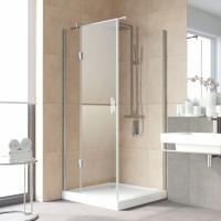 Душевое ограждение Vegas Glass AFP-Fis LUX 90*120 08 01 L профиль хром, стекло прозрачное