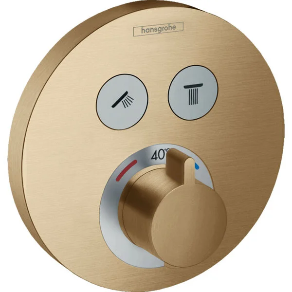 Фото термостатический смеситель для душа hansgrohe shower select s 15743140
